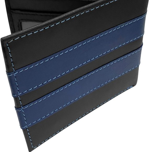 Thin Blue Line Police Wallet - LEO Bifold Wallet - Picture 4 of 7